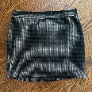 B3 GAP Women’s 0 Black and White Checkered Pencil Mini Skirt